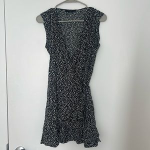 All Saints black mini dress